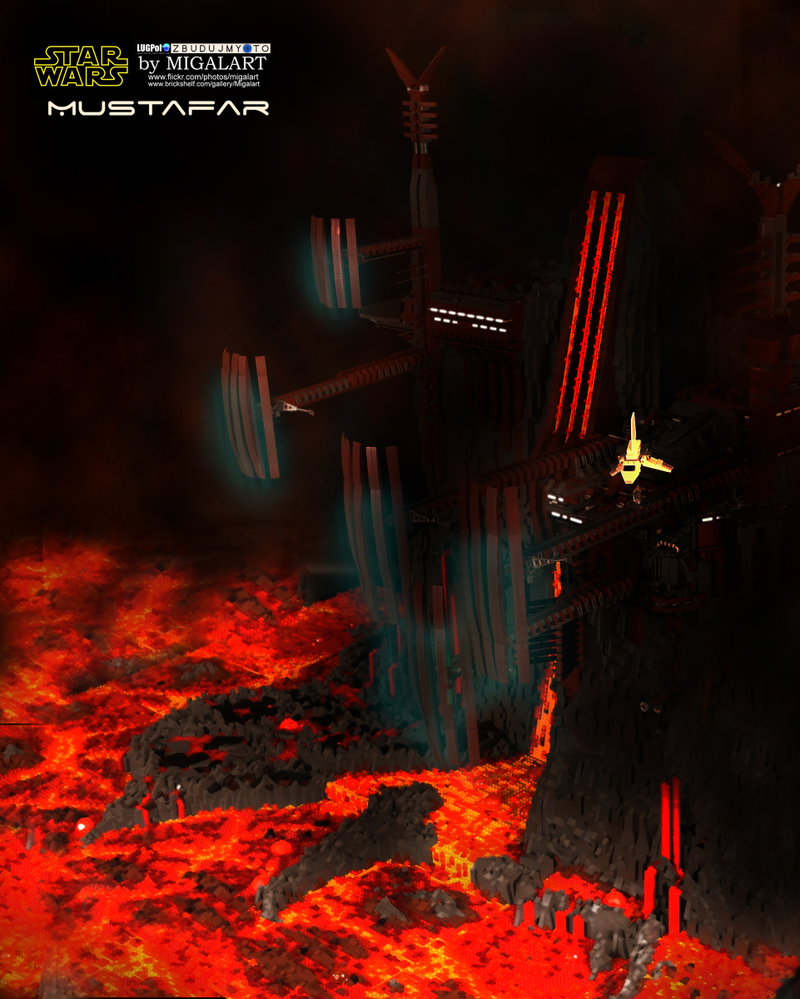 Illustration for article titled 60,000-piece diorama is one of the hottest Lego Star Wars models ever